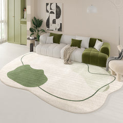 Green Line Decoration Rug