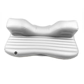 Air Bed Back Seat Pad Sleep Rest Mat Inflatable Travel Car Mattress Pillows Pump-Silver