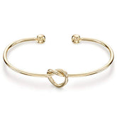 14K Gold Plated Forever Love Knot Infinity Bracelets for Women | Yellow Gold Bracelet