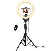 12�LED Ring Light with Stand and Phone Holder