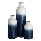 Ceramic Rustic Vase for Home Decoration , Set of 3