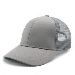 ADJUSTABLE PONYTAIL BASEBALL HAT- PONYCAP