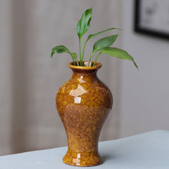 Ceramics Flower Vases 10.5cm Glazed Special Design for Home Decoration