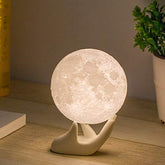 Moon Lamp Night Light USB Charging & Touch Control Brightness Warm & Cool White