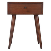 One Drawer Side Table- Wood