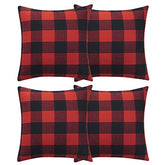 Set of 4 Christmas Throw Pillow Covers