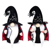 2 Pack Handmade Tomte Witch Halloween Gnomes Decorations