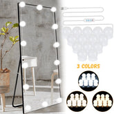 LED Vanity Mirror Lights, 17.7ft Hollywood Make Up w/ 14 Dimmable USB Led Bulbs