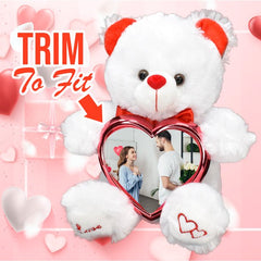 Valentines Day Picture Frame Teddy Bear Gift for Women