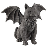 Winged Cat Gargoyle Medieval Gothic Sculpture
