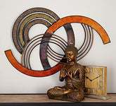 38x2 Inch Metal Wall Home Decoration