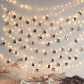 Twinkle Star 200 LED 66 FT Copper String Lights Fairy String Lights 8 Modes LED Lights USB Powered with Remote Control