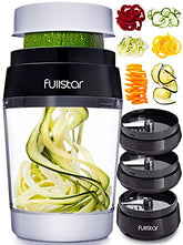 6 in 1 Vegetable Spiralizer & Slicer - Adjustable w/ Container