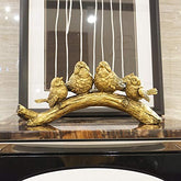 Bronze Bird Sculptures for Home Decoration