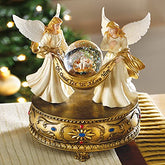 Musical Angels Snow Globe for Christmas Decoration