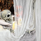 Halloween Creepy Red Scary Fabric Scary Gauze for Haunted House Halloween Party Yard Wall Doorway