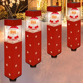 4 pack Christmas Pathway Lights Decoration