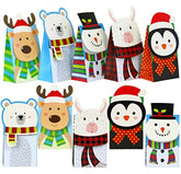 Christmas Die-Cut Flip Over Treat & Gift Bags, 20-Count