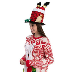 Christmas Santa Chimney Hat for Men/Women