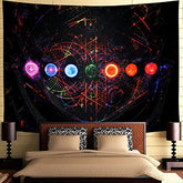 Chakra Yoga Meditation Tapestry for Home Decor