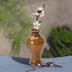 Ceramics Flower Vases 10.5cm Glazed Special Design for Home Decoration