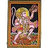 Huge Cotton Fabric Monkey God Hanuman Tapestry 43 X 30