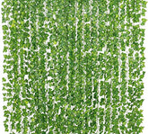 Artificial Plants Greeny Chain Wall Hanging Leaves for Home Room Garden Wedding Garland Outside Decoration