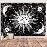 Wall Hanging Moon Tapestry Wall Art for Bedroom, Living Room, Dorm Decor