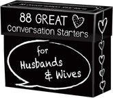 88 Great Conversation Starters for Husbands & Wives-Romantic Card Game for Married Couples