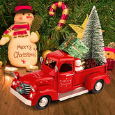 8.3" Vintage Christmas Truck Decoration
