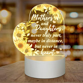Mom Gifts from Daughter Engraved Acrylic Night Light Lamp Best for Mothers Day Gift