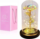 Forever Galaxy Roses Gifts, Eternal Light Rose Flower Gifts, Women Birthday Gifts