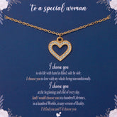 Heart Necklace 18K Gold Plated - Gifts For Her
