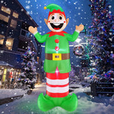 6 Ft Christmas Inflatables Elf w/ LEDs