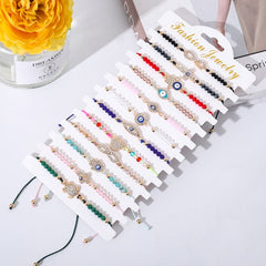 12 PCS Evil Eye Bracelets Best Friend Bracelets Matching Couple Bracelet