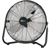 12-inch High-Velocity 3-Speed Floor Fan w/ 180-Degree Tilt, Black