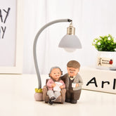 Valentine's Day Gift Sweetheart Lovers Stay Together Tabletop Lamp Decoration