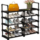 20-24 Pairs Shoes Storage Organizer Metal Stackable & Removable Multifunctional Show Rack for Entryway,Closet and Bedroom