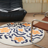 Abstract Art Circular Decoration Rug