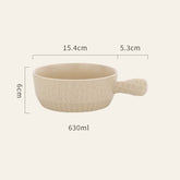 Ceramic Handle Baking Bowl