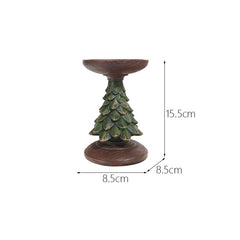 Christmas Tree Resin Candle Holder