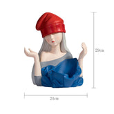 Cool Girl Resin Decoration