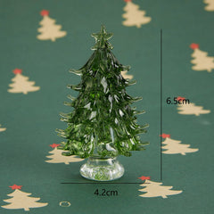 Crystal Glass Christmas Tree Ornament