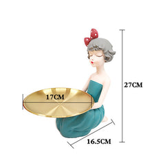 Cute Butterfly Girl Resin Storage Decoration