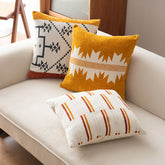 Geometric Pattern Throw Pillow Cover