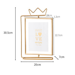 Iron Crown Photo Frame