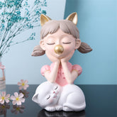 Bubble Hide and Seek Girl Decoration