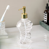 Spiral Glass Soap Dispenser