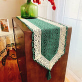 Stitching Macrame Hollow Table Runner