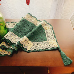 Stitching Macrame Hollow Table Runner